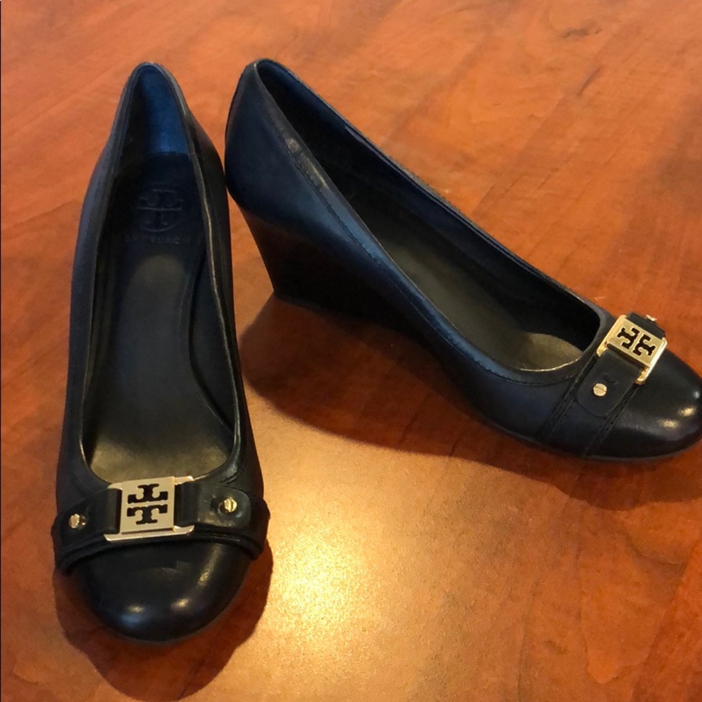 Tory Burch Black Ambrose Closed Toe Shoes